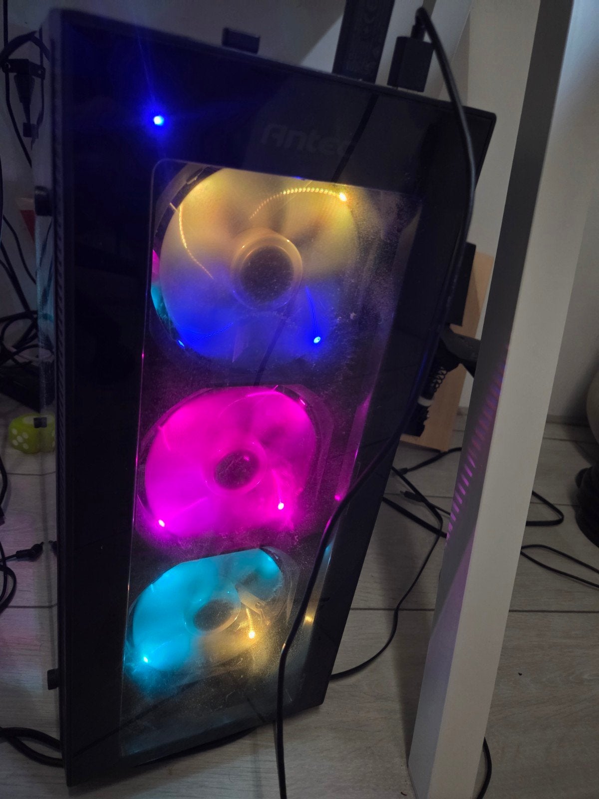 Gaming PC met RGB verlichting, Computers en Software, Computerbehuizingen, Ophalen, Gebruikt
