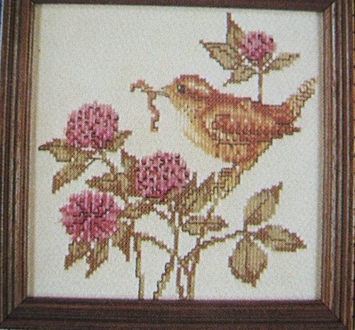 Borduurpatroon  Winterkoninkje en Klaver  nr 8020 do, Verzenden, Nieuw, Handborduren, Patroon