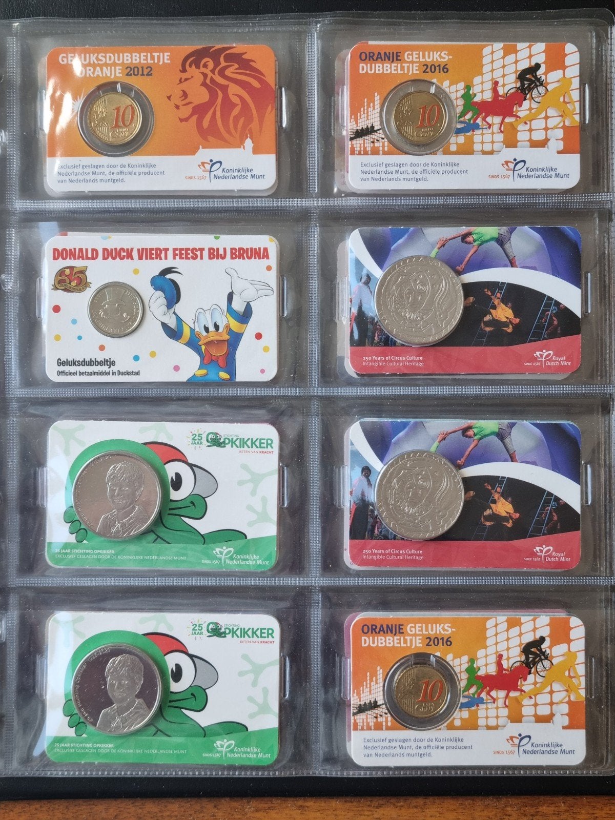 Album met totaal 44 coincards., Ophalen of Verzenden, Nederland, Munten