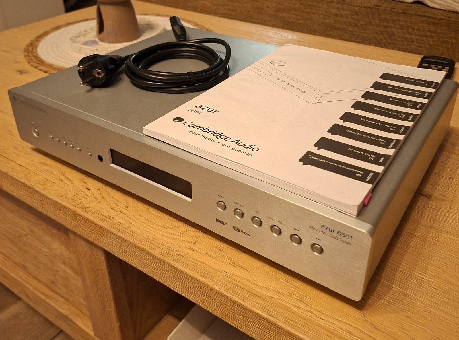 Cambridge Audio Azur 650T tuner FM DAB, Ophalen, Zo goed als nieuw