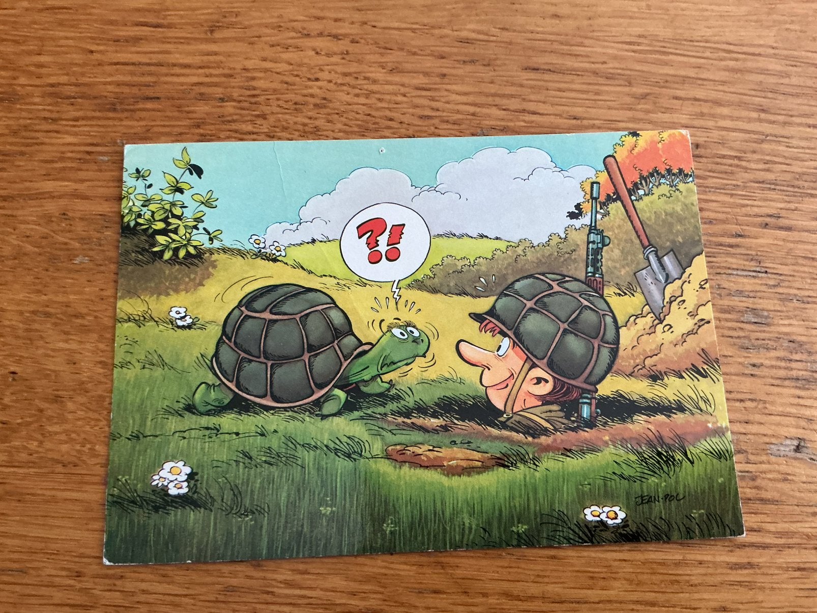 O553 militair humor Illustrator Jean-Pol, Ophalen of Verzenden, Overige thema's