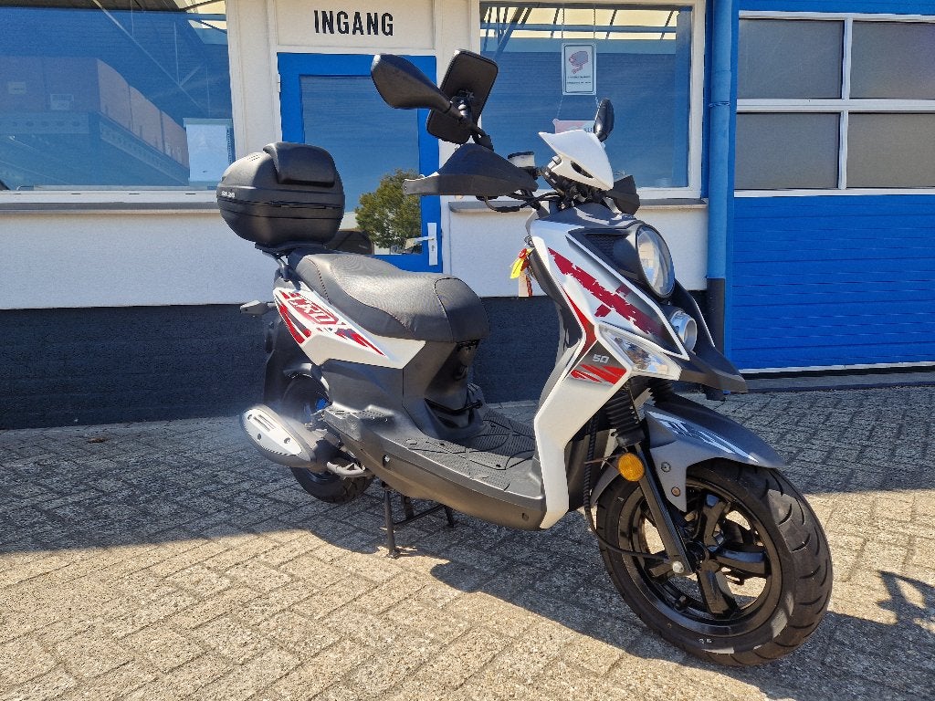 Degelijke SYM 4takt bromscooter 2021 sym crox E4 motor 4t, Fietsen en Brommers, Scooters | SYM, Ophalen, Gebruikt, Overige modellen