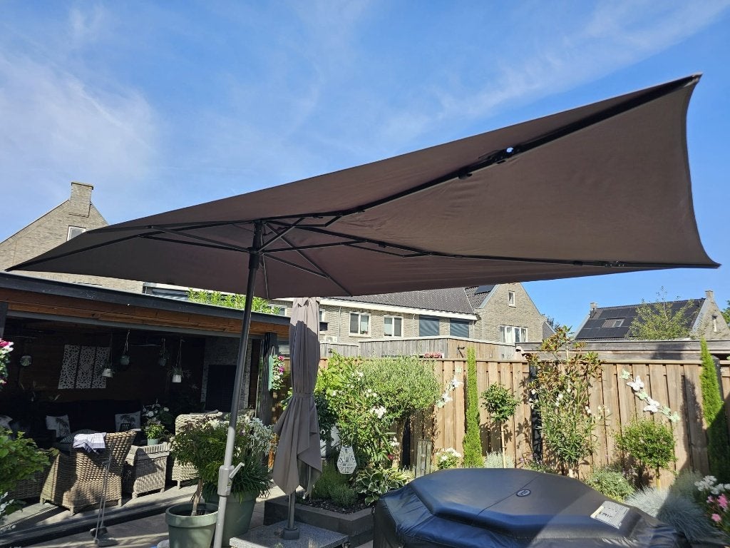 Madison Asymetriq Sideway 360 x 220 cm, Tuin en Terras, Ophalen, Gebruikt, 2 tot 3 meter, Stokparasol