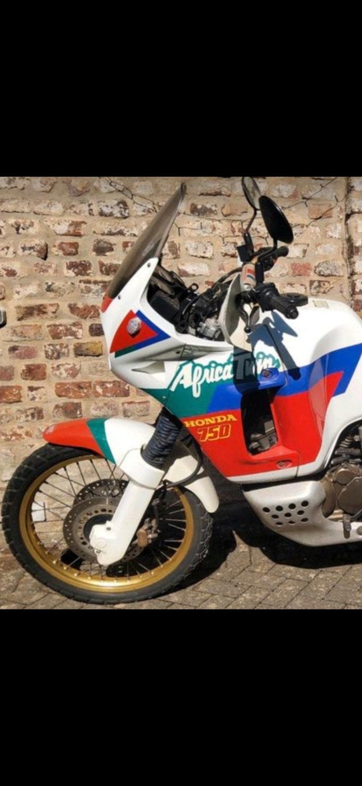 Honda Africa Twin XRV 750 RD 04 - 32.000 km  gereden 1990, Motoren, 750 cc, 2 cilinders, Occasion, Motorrijbewijs A