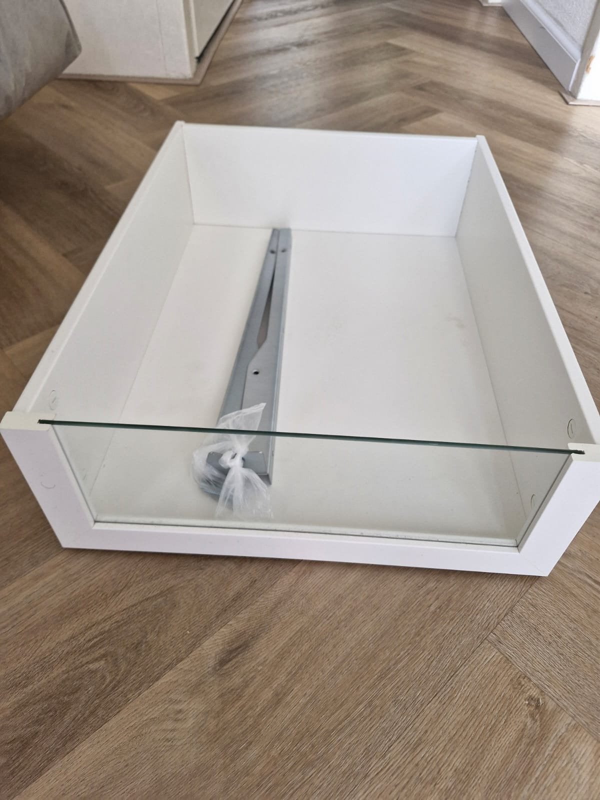 IKEA pax komplement lade met glazen front 50x58 cm, Ophalen, 50 tot 100 cm, 3 of 4 laden, Minder dan 100 cm