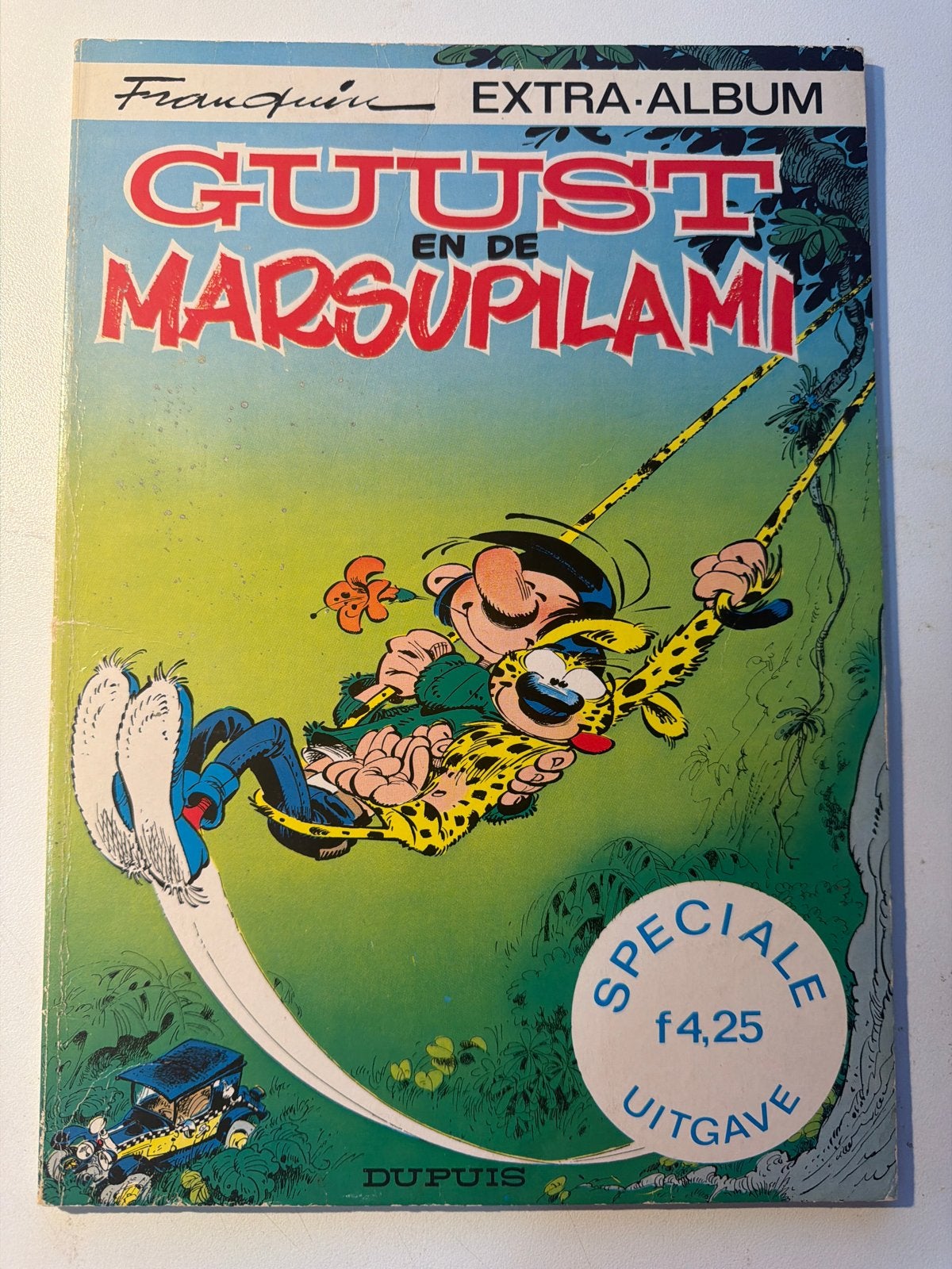 Guust en de Marsupilami - Extra Album Franquin, Boeken, Eén stripboek, Ophalen of Verzenden, Gelezen