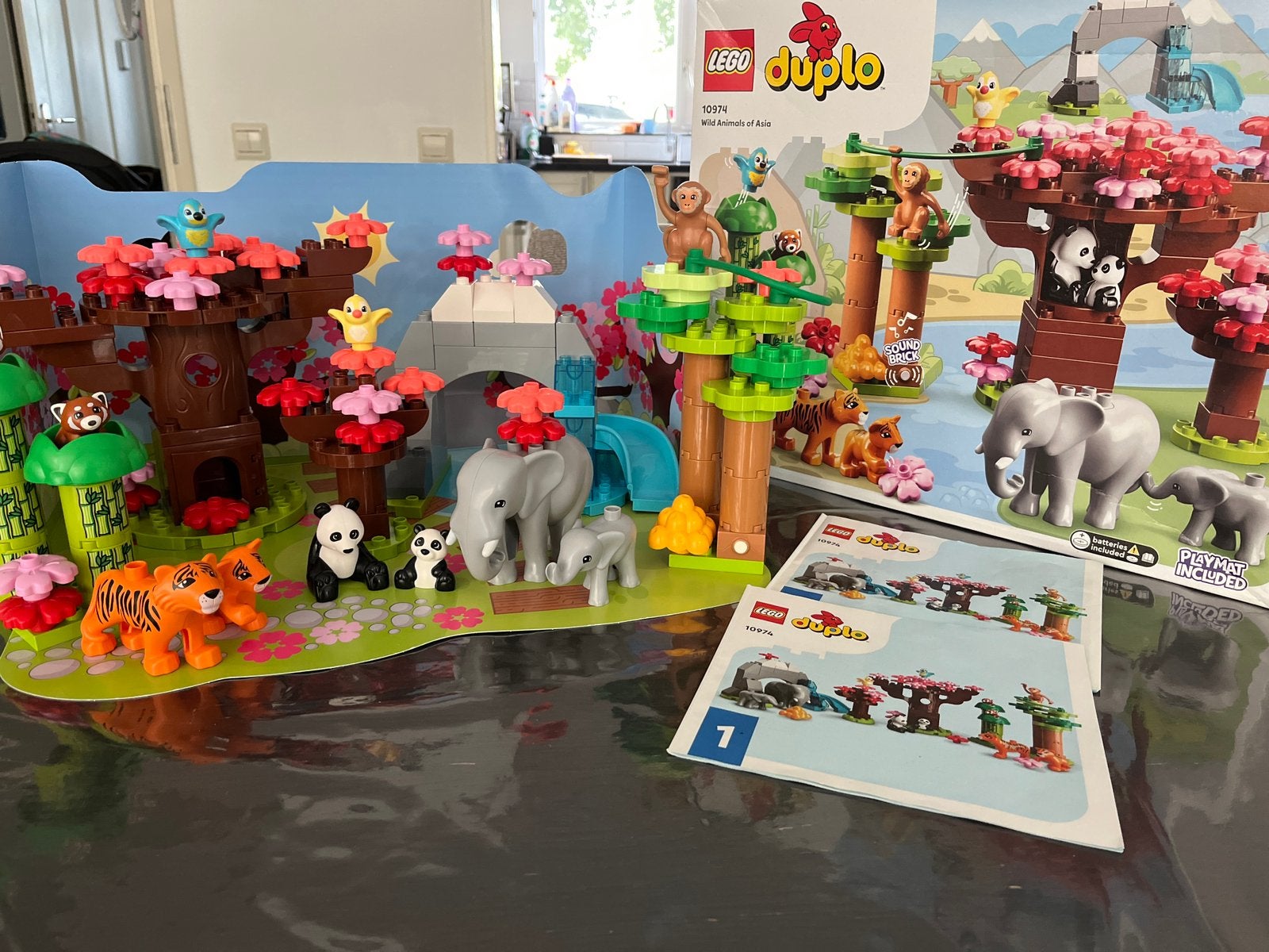 Lego Duplo 10974 Wild Animals of Asia, Ophalen, Zo goed als nieuw, Duplo