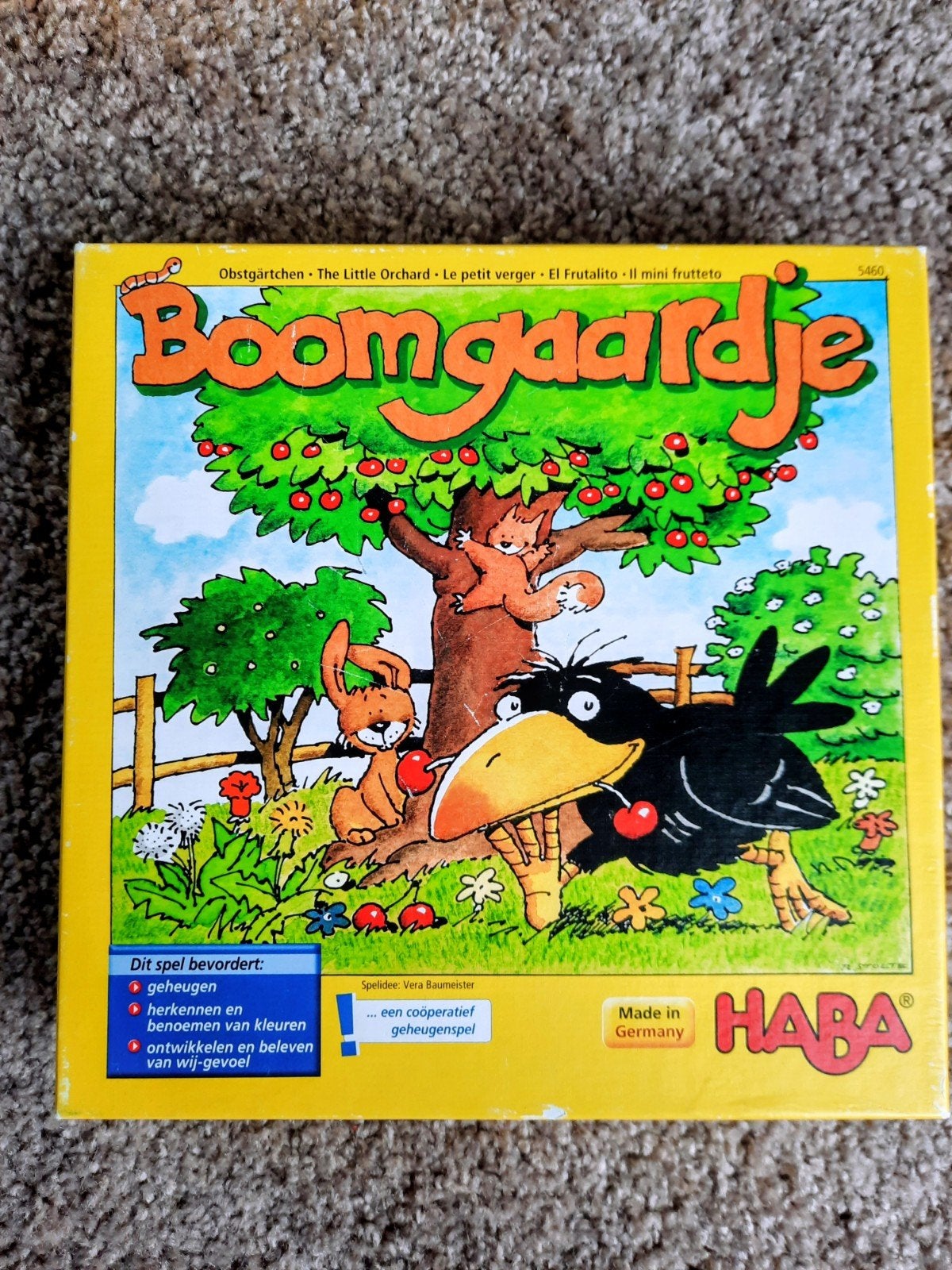 HABA Boomgaardje - Coöperatief geheugenspel voor kinderen, Hobby en Vrije tijd, Gezelschapsspellen | Bordspellen, Een of twee spelers