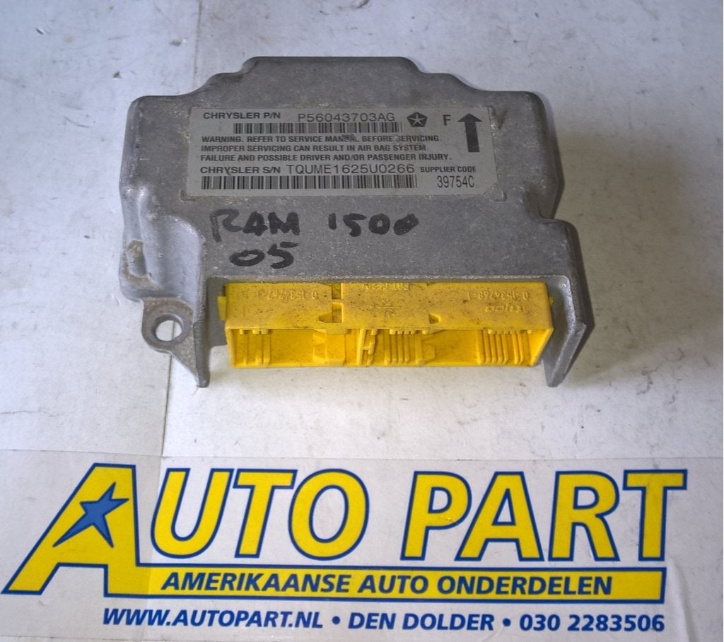Dodge Ram 1500 airbag module 2005, Gebruikt, PO Box 21-8004 | Auburn Hills, MI 48321-8004, Amerikaanse onderdelen, Ophalen of Verzenden