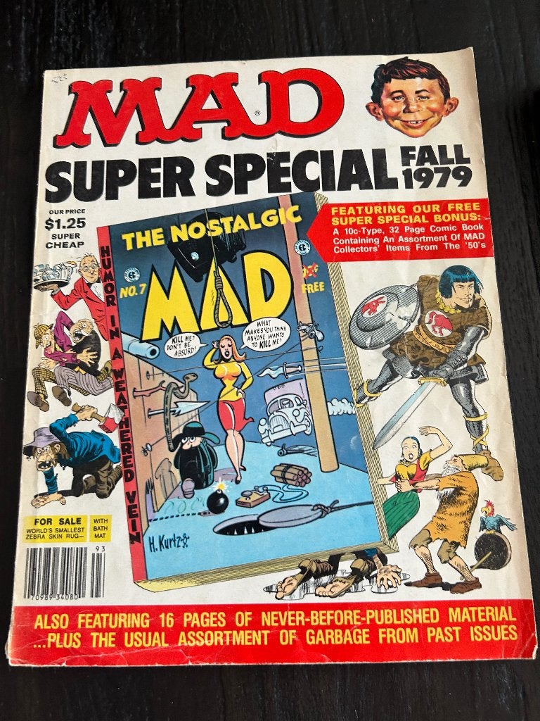 Mad comic 1979 usa met mad nr 7 extra uitgave, Amerika, Ophalen of Verzenden, Gelezen, Eén comic