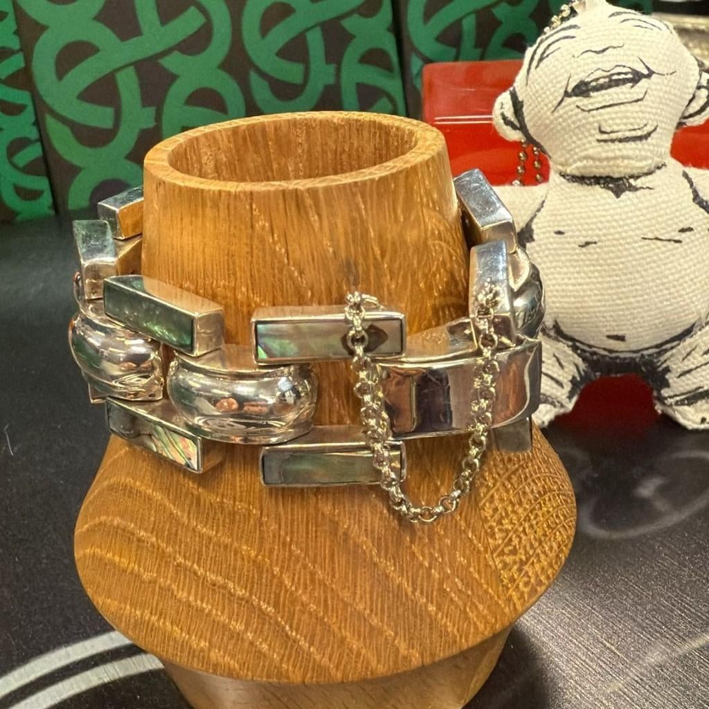 BUDDHA TO BUDDHA ARMBAND TYPE 031 E BATUL 2 CM SHELL€ 299,95, Sieraden, Tassen en Uiterlijk, Armbanden, Zo goed als nieuw, Zilver