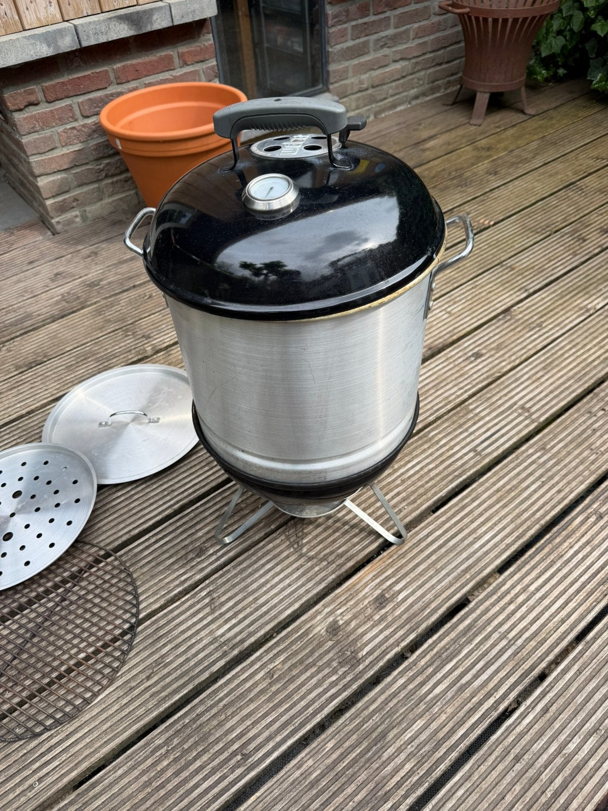 Weber Smokey Joe WSM mod., Ophalen, Gebruikt, Houtskool, Vrijstaand