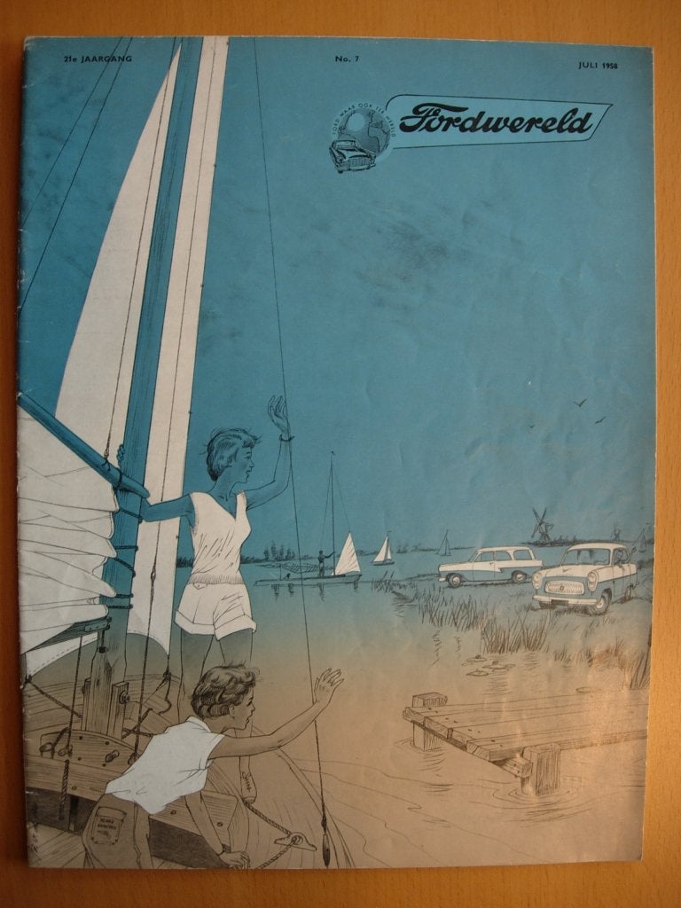 Ford Wereld Juli 1958 Fordwereld, Boeken, Ford, Ophalen of Verzenden, Zo goed als nieuw, Ford