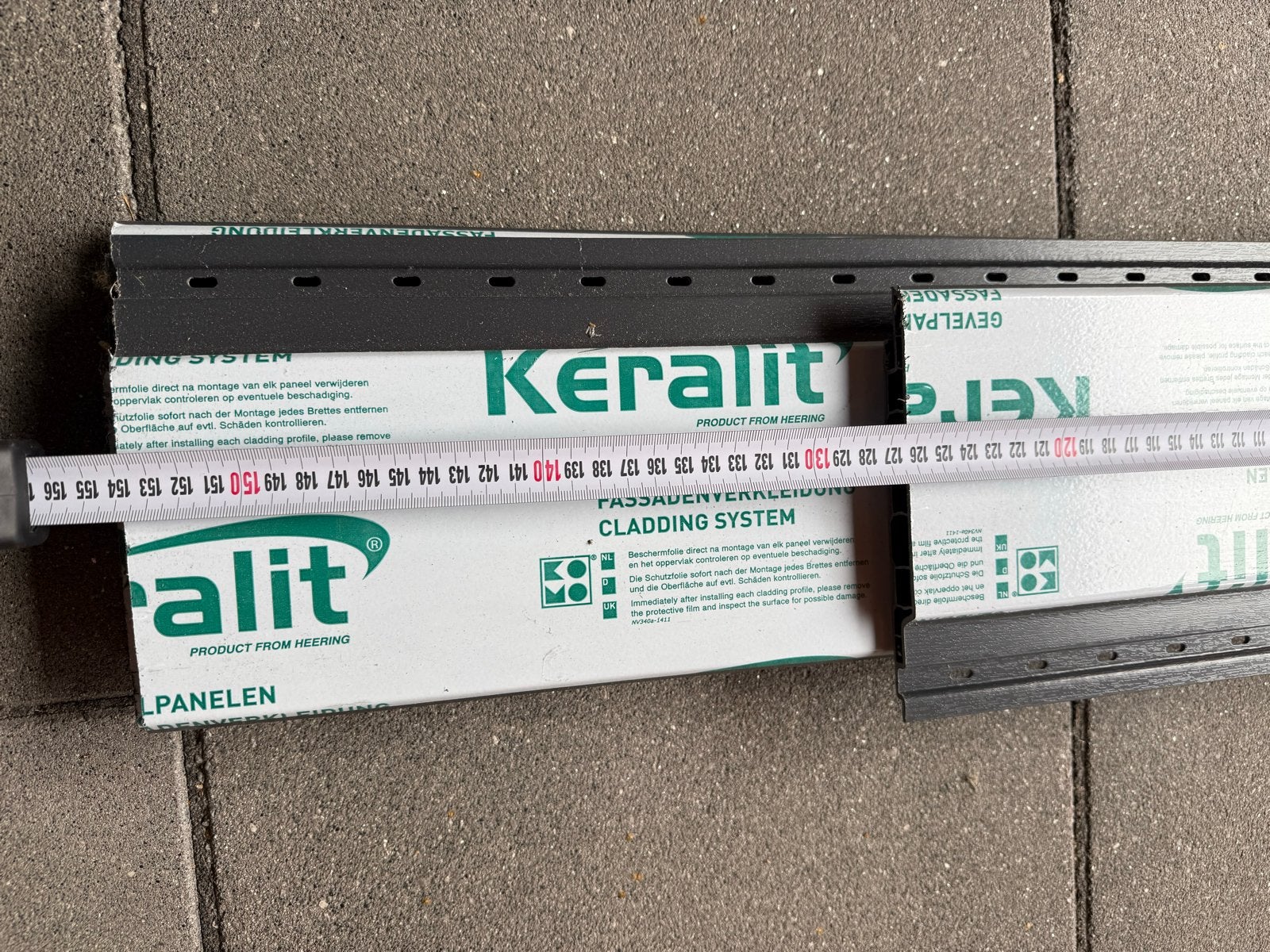 Keralit gevelpanelen 7016 antracietgrijs, Doe-het-zelf en Verbouw, Platen en Panelen, Ophalen, Nieuw, Overige materialen, Minder dan 20 mm
