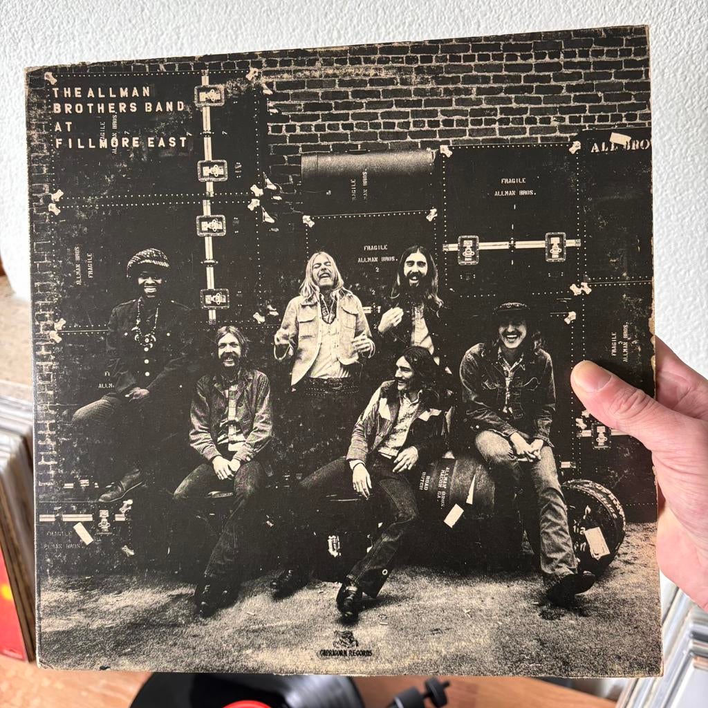 Allman Brothers Band - At Fillmore East (2xLP) 1974 US, Gebruikt, Inclusief binnenhoes, Ophalen of Verzenden, 1970 - 1979