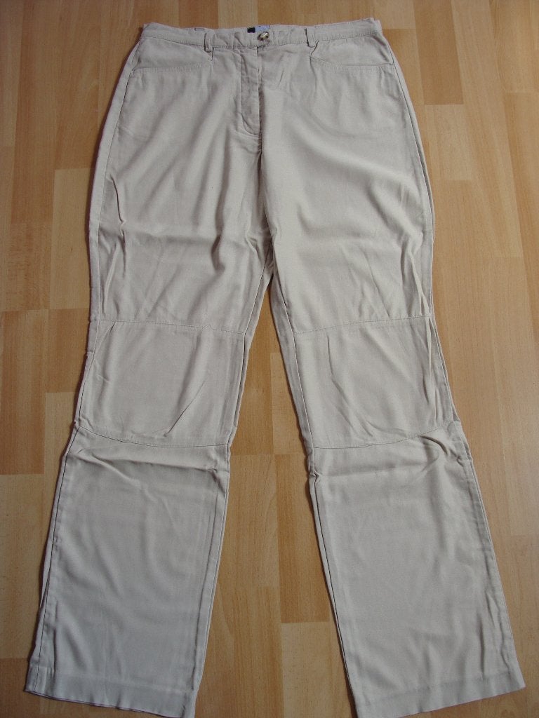 Creme broek *So Soire*, Maat 38/40 (M), So Soire, Beige, Ophalen of Verzenden