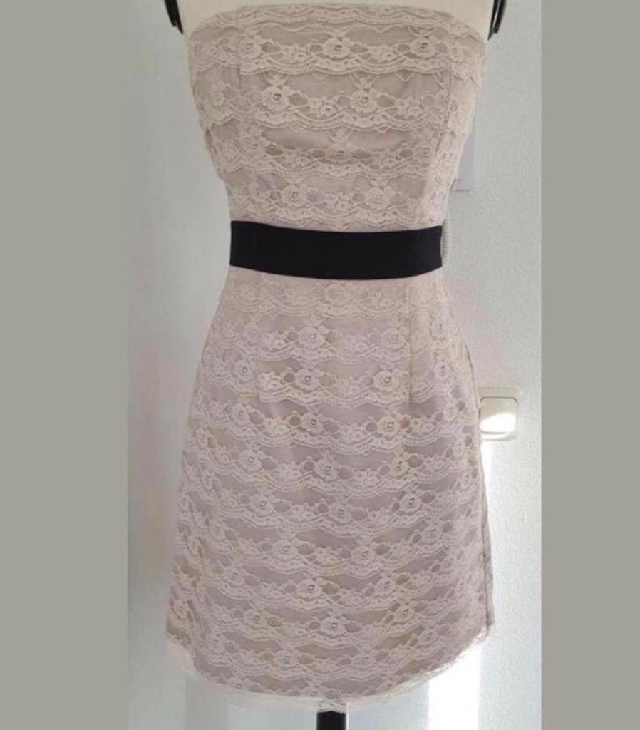 Mooie beige gala jurk SWEWE Paris NIEUW XS, Beige, Nieuw, Ophalen of Verzenden, Maat 34 (XS) of kleiner