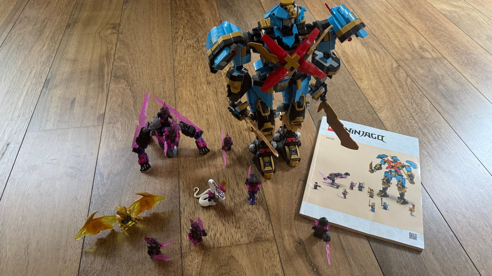 LEGO Ninjago 71775 Nya's Samurai X MECH met handleiding, Ophalen, Zo goed als nieuw