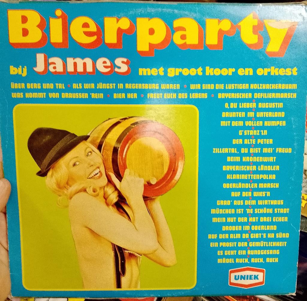 Bierparty Bij James, Verzenden, Gebruikt, 12 inch, Levenslied of Smartlap
