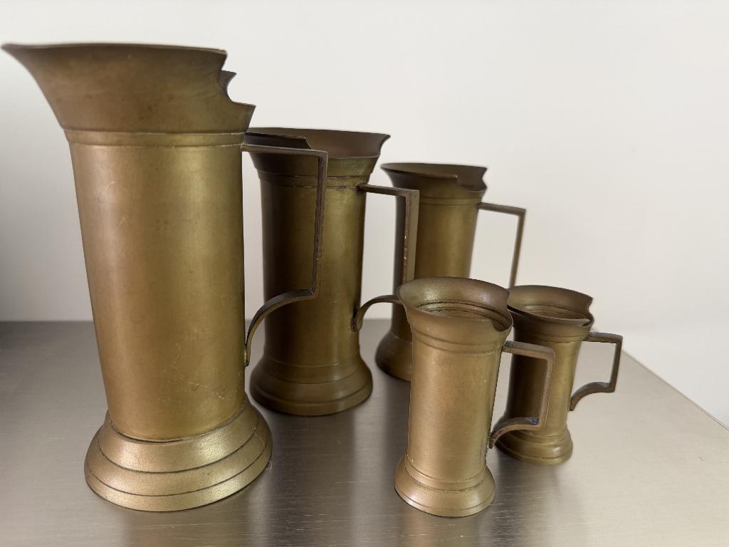 5 vintage  maatbekers, Antiek en Kunst, Ophalen of Verzenden