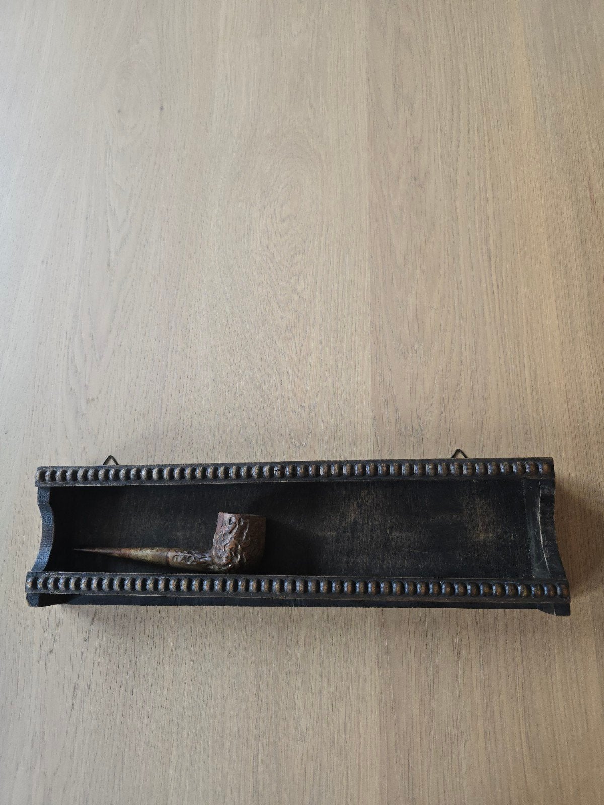 Antiek Amsterdamse School pijpenrek/ pijpen kastje €15!!, Ophalen of Verzenden
