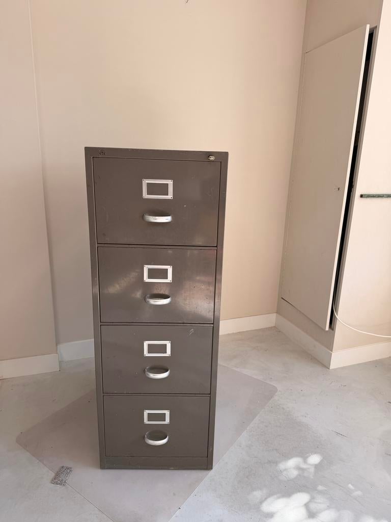 Gispen Industriële Ladenkast - Vintage Staat, Ophalen, Minder dan 50 cm, Gebruikt, 100 tot 150 cm