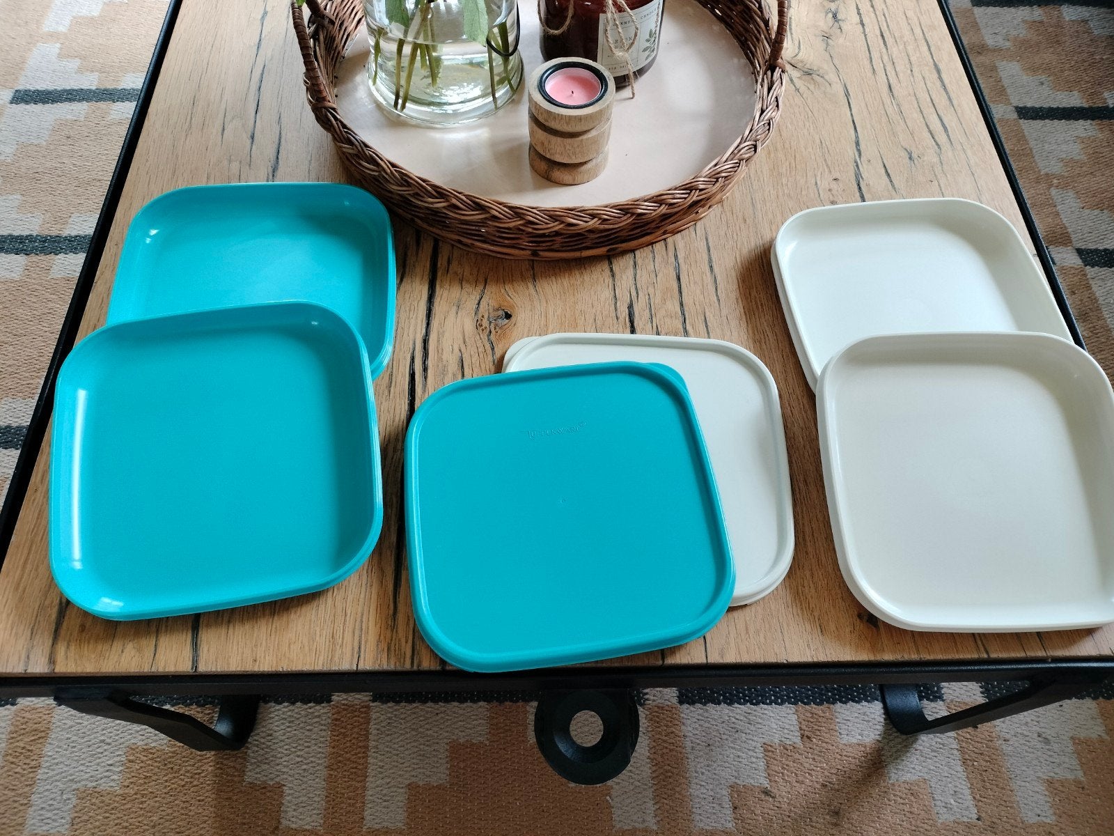Tupperware picknick servies nieuw!, Wit, Overige typen, Nieuw, Ophalen of Verzenden