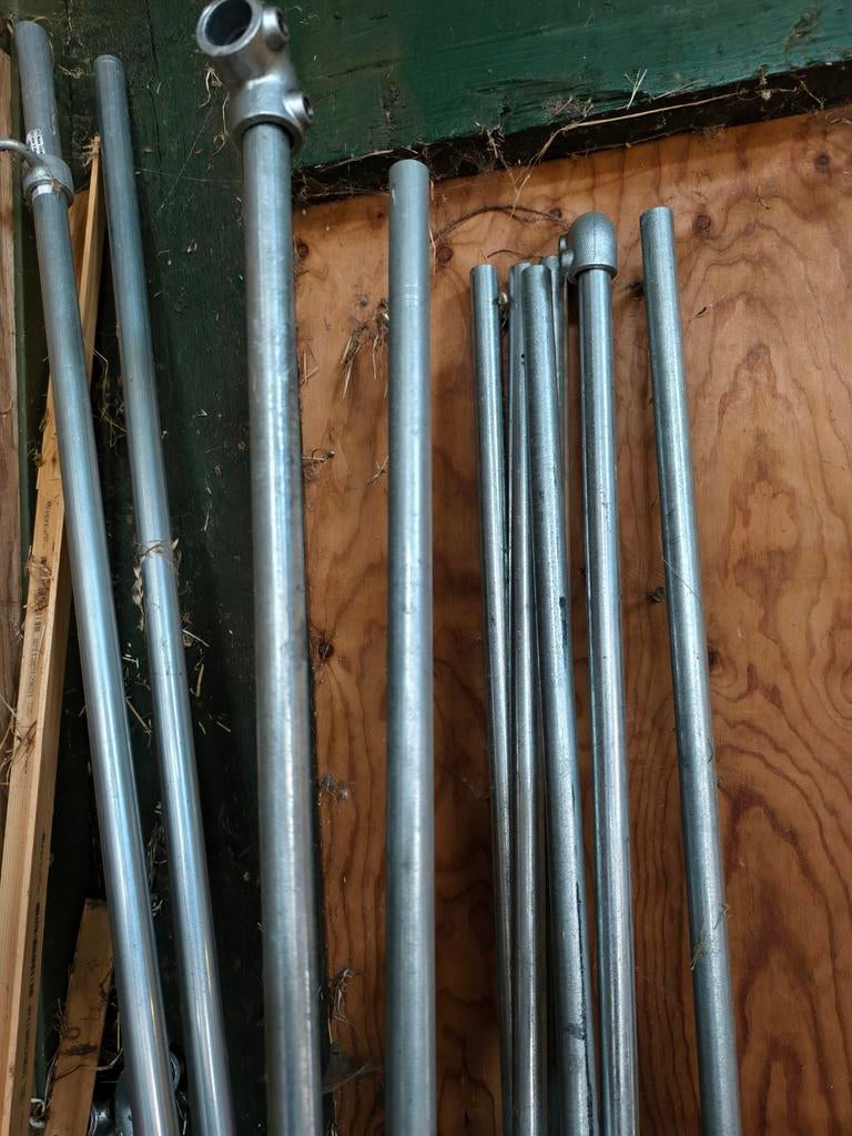 21,3mm Stelling Buizen en Koppelingen - Veelzijdig, Doe-het-zelf en Verbouw, Steigers, Ophalen, Zo goed als nieuw, Overige typen