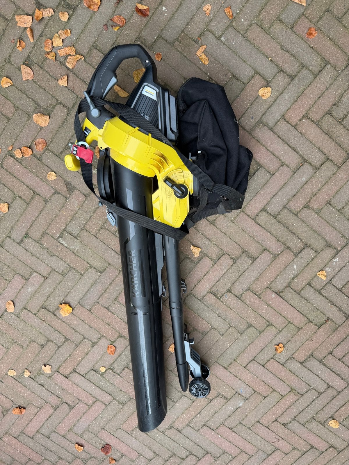 Kärcher Bladblazer/Bladzuiger (BLV 36-240) met Accu en Lader, Tuin en Terras, Gebruikt, Ophalen of Verzenden, Met opvangzak, Accu