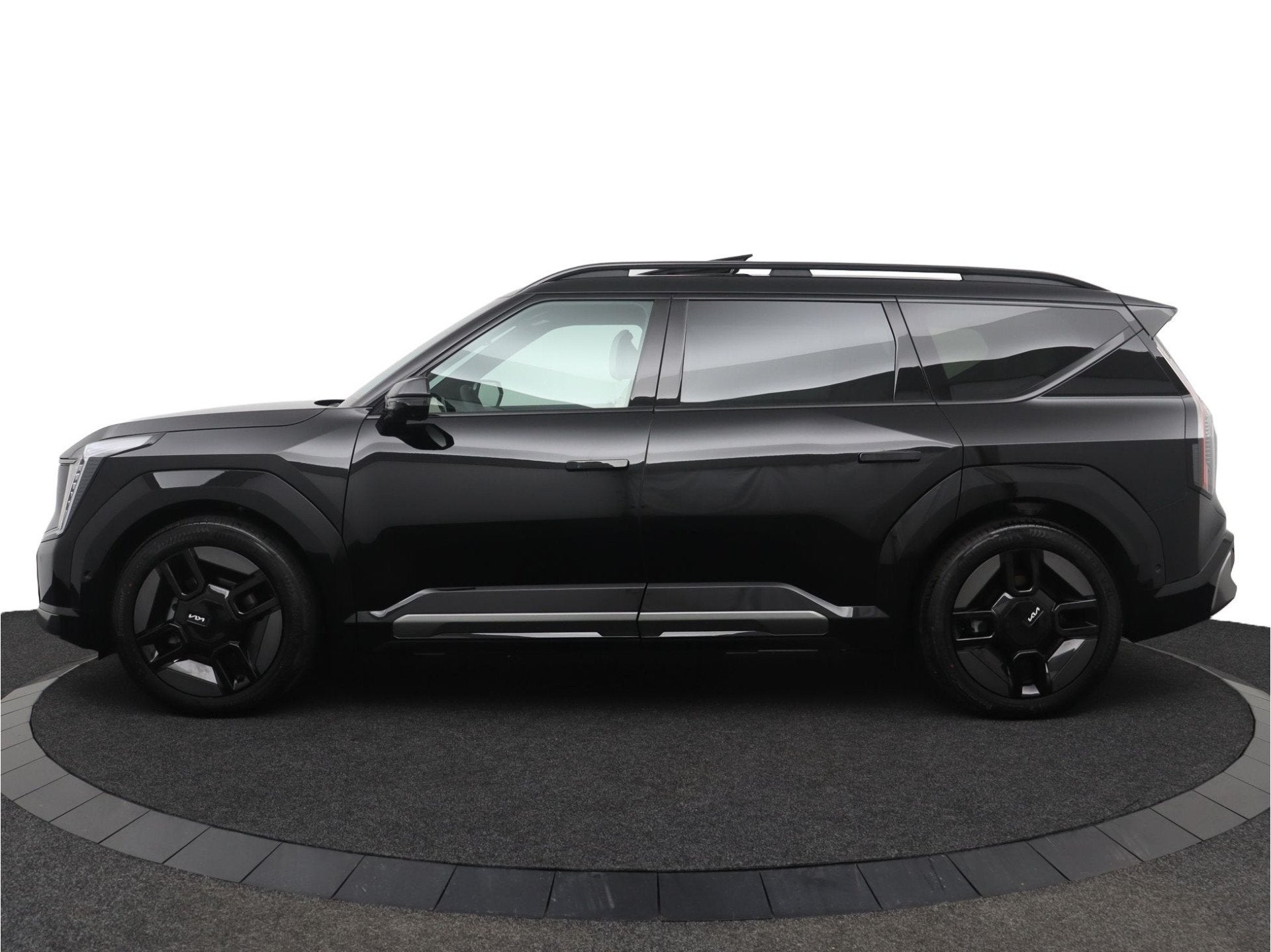 Kia EV9 GT-Line AWD 99.8 kWh - Prijs incl inruilpremie - 7 z, Auto's, Kia, Automaat, EV9, Zwart, 7 stoelen