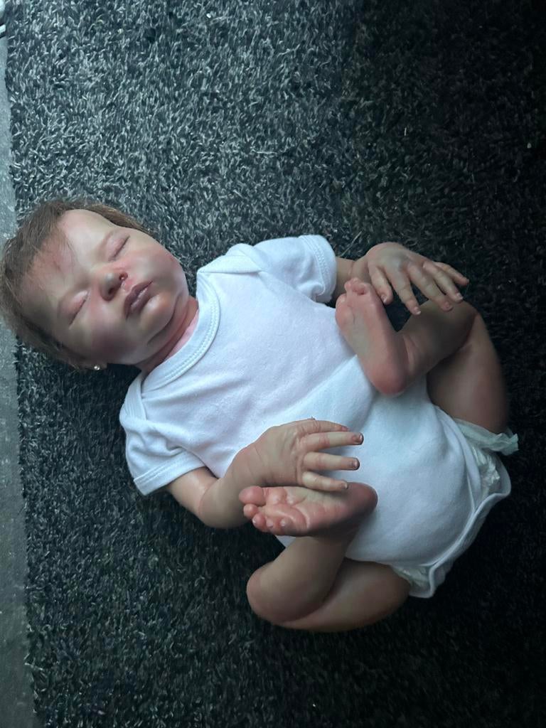 Reborn pop Bonnie Brown 2020, Ophalen of Verzenden, Gebruikt