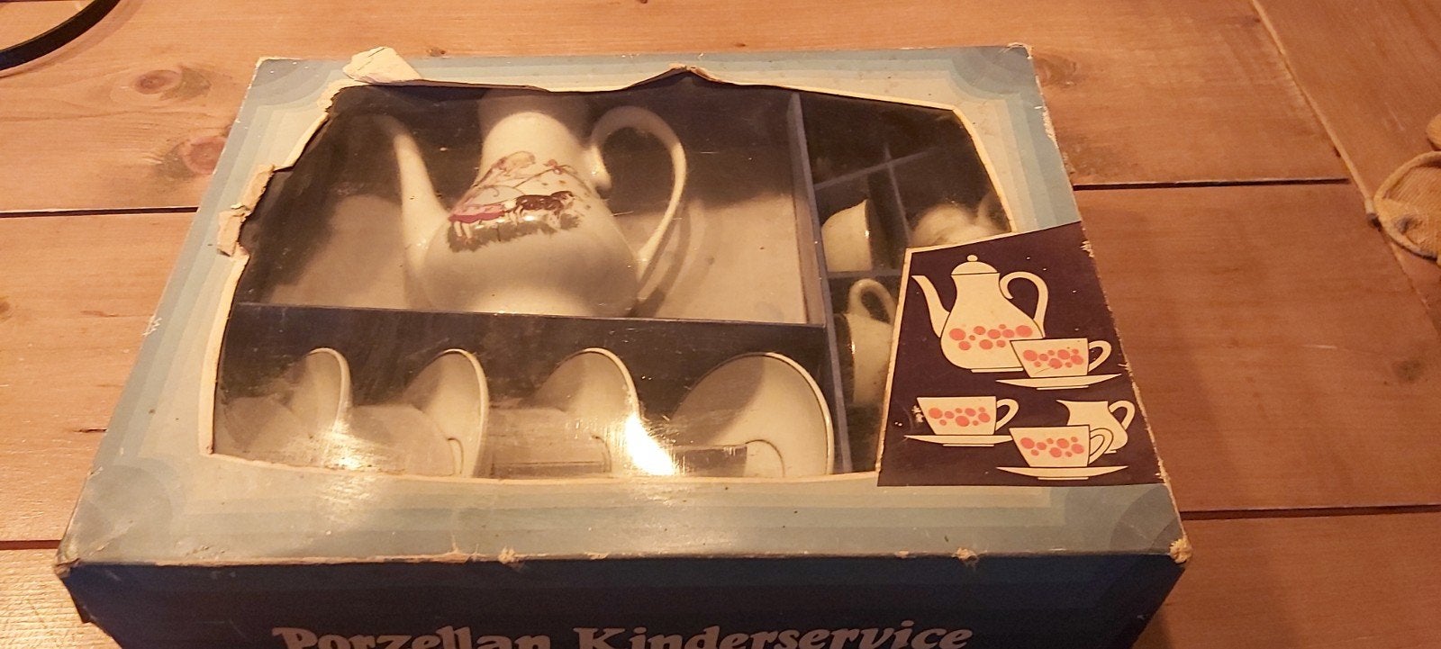 porzellan kinderservies made in GDR, Verzamelen, Ophalen, Gebruikt, Porselein, Kop en/of schotel