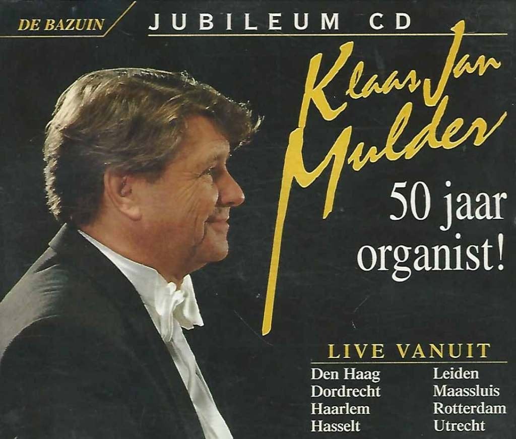 Orgel-2-CD: Klaas Jan Mulder - 50 jaar organist - Live, Ophalen of Verzenden, Zo goed als nieuw, Instrumentaal, Orgel
