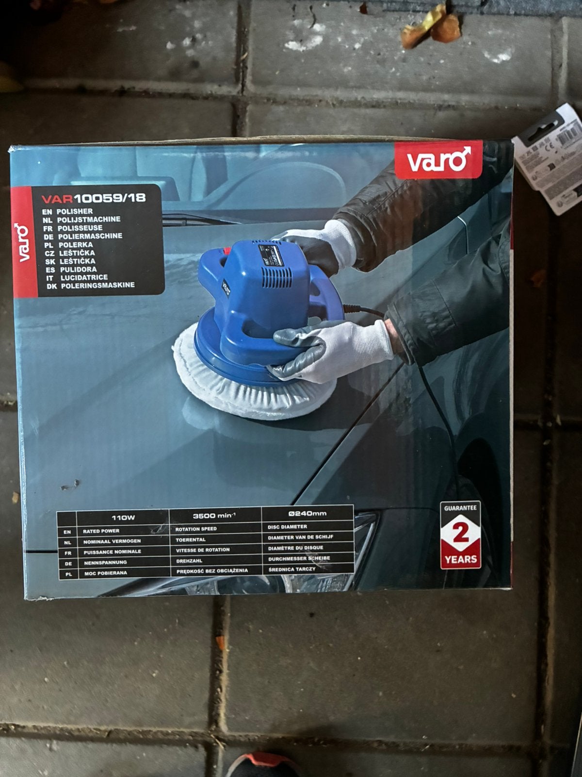 Auto polisher, Ophalen