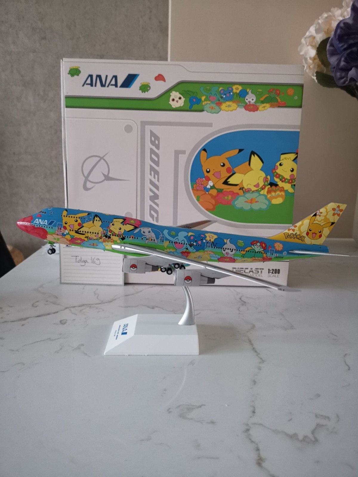 ANA B747-400D 'Ohana Jumbo' JC Wings 1:200 XX20270 JA8956, Overige merken, 1:200 of kleiner, Nieuw, Ophalen of Verzenden