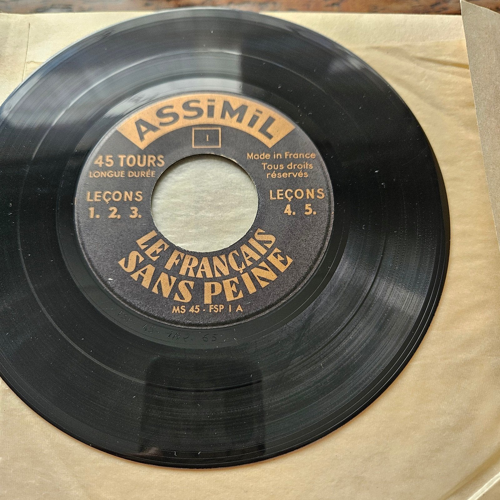 Assimil Le Français Sans Peine - Vintage Vinyl Boxset, Boxset, Gebruikt, Overige genres, 7 inch