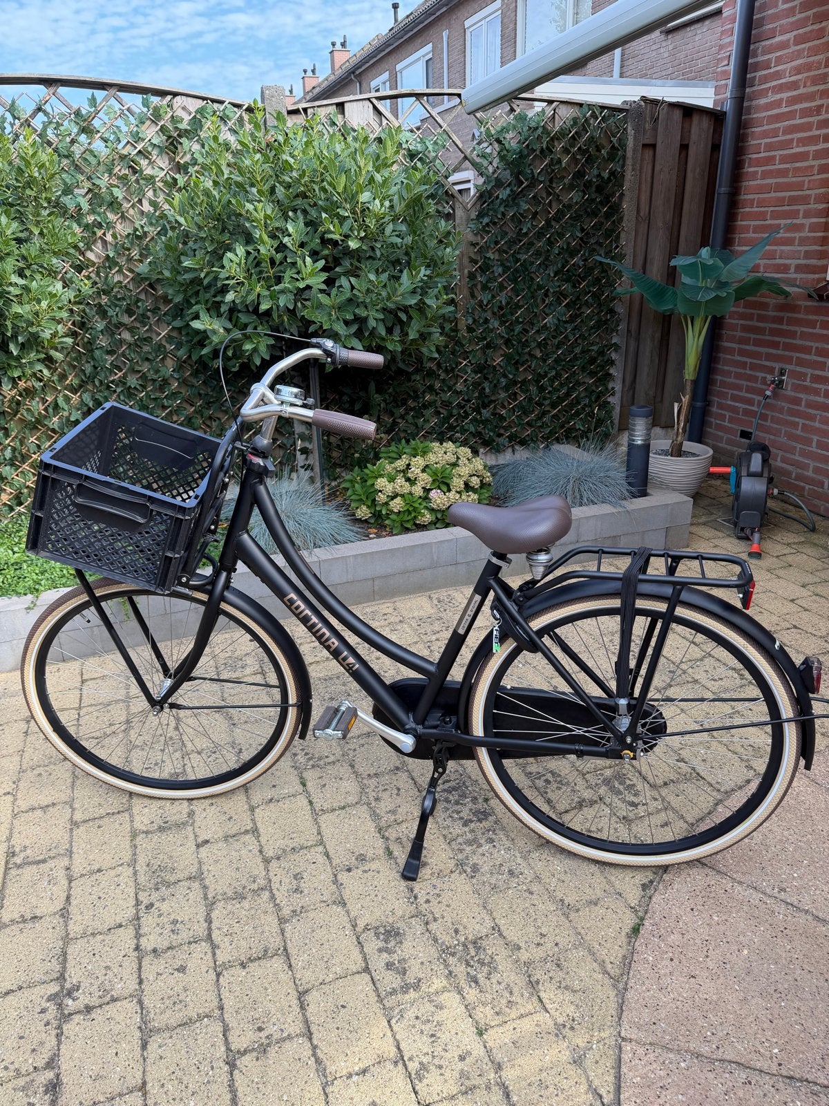 Cortina damesfiets - Zo goed als nieuw, Fietsen en Brommers, 53 tot 56 cm, Versnellingen, Zo goed als nieuw, Trommelrem