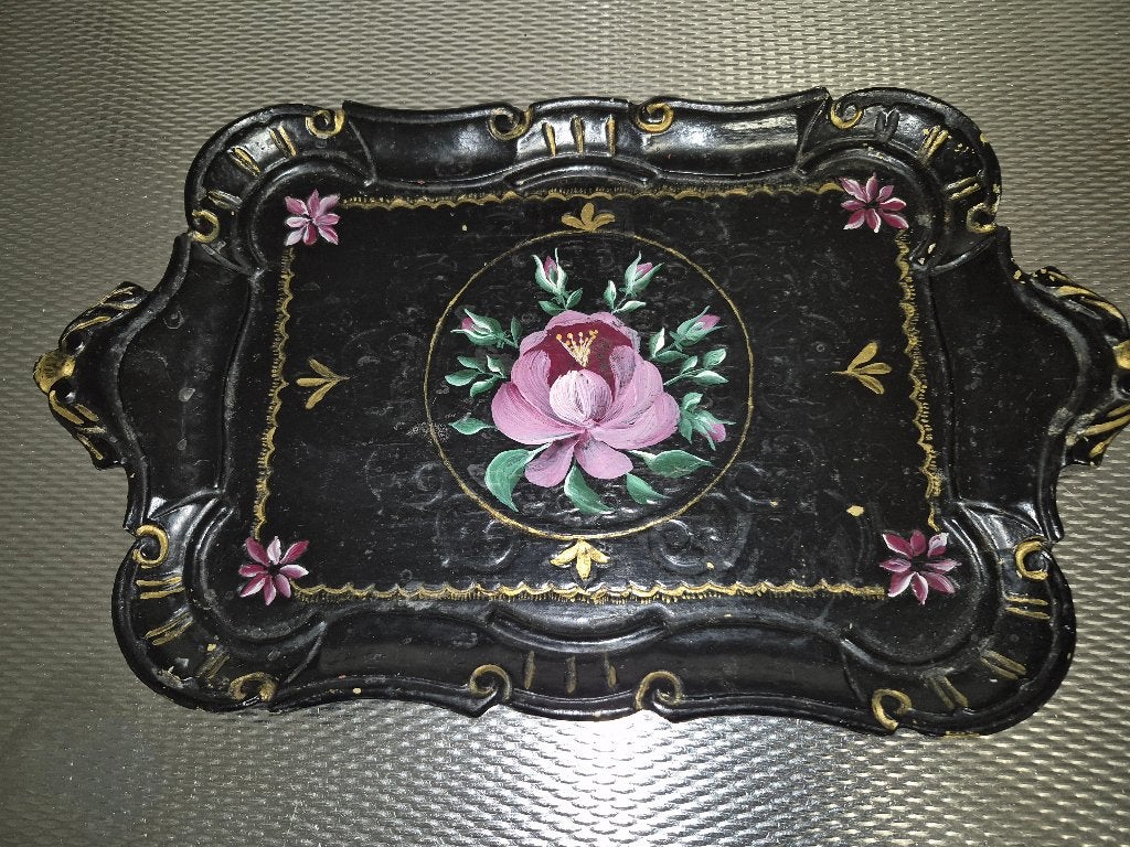 klassiek dienblad, Ophalen of Verzenden, Gebruikt, Overige vormen, Hout