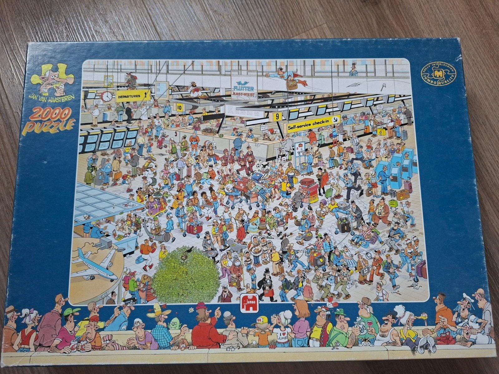 Jan van Haasteren puzzel - Vertrekhal 2000, Ophalen, Meer dan 1500 stukjes, Zo goed als nieuw, Legpuzzel