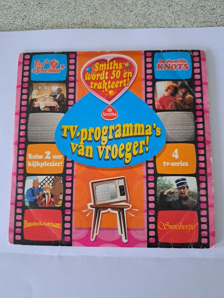 DVD Smiths chips TV-programma,s van vroeger, Ophalen of Verzenden, Zo goed als nieuw, Tv, Overige typen