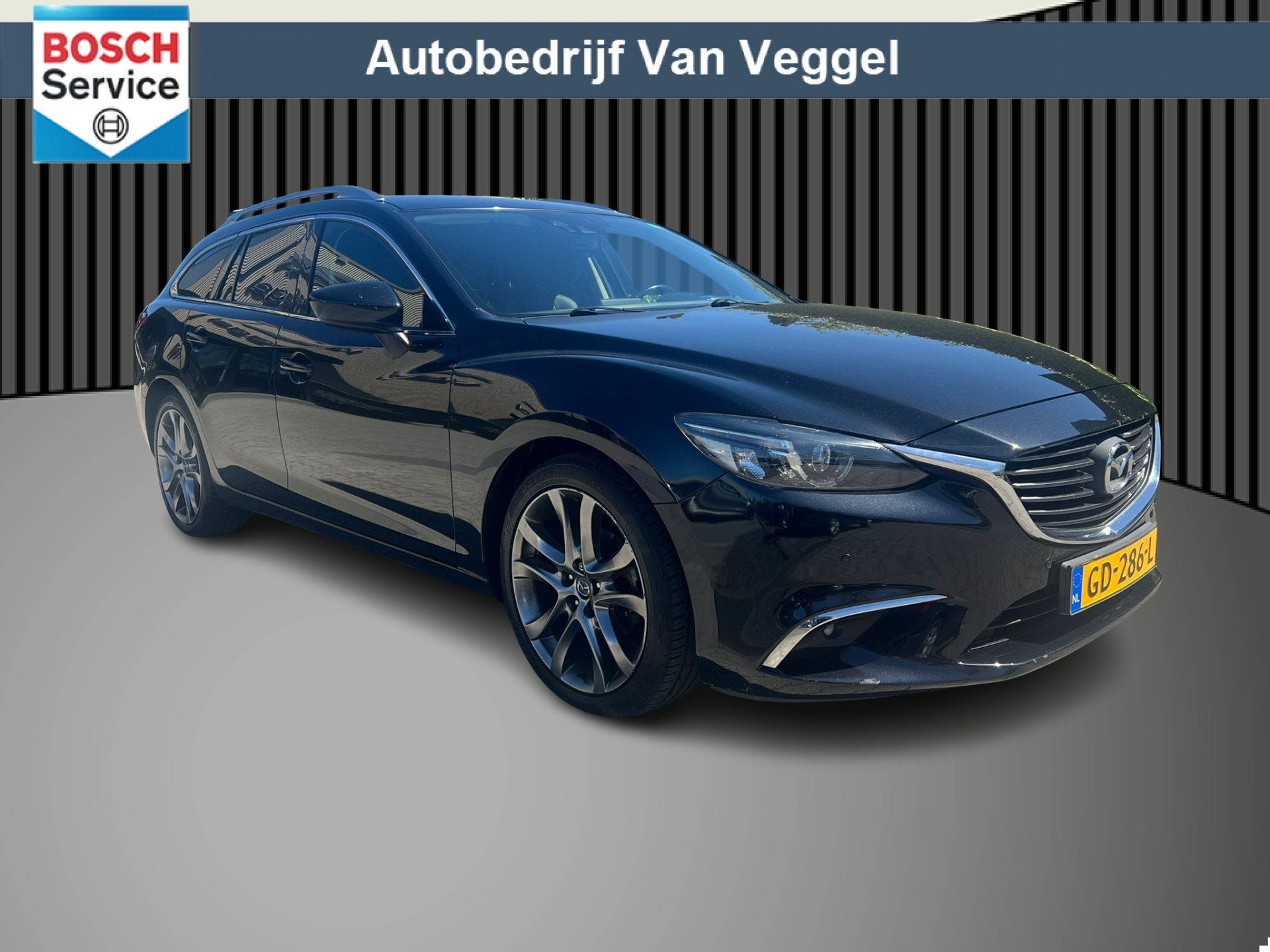 Mazda 6 Sportbreak 2.0 SkyActiv-G 165 GT-M leer, navi, camer, Auto's, Voorwielaandrijving, 1998 cc, Lichtsensor, Gebruikt