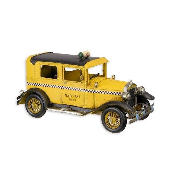Taxi Yellow Cab New York miniatuur auto blikken model deco, Overige merken, Info@deconoord.nl, Auto, Deco Noord