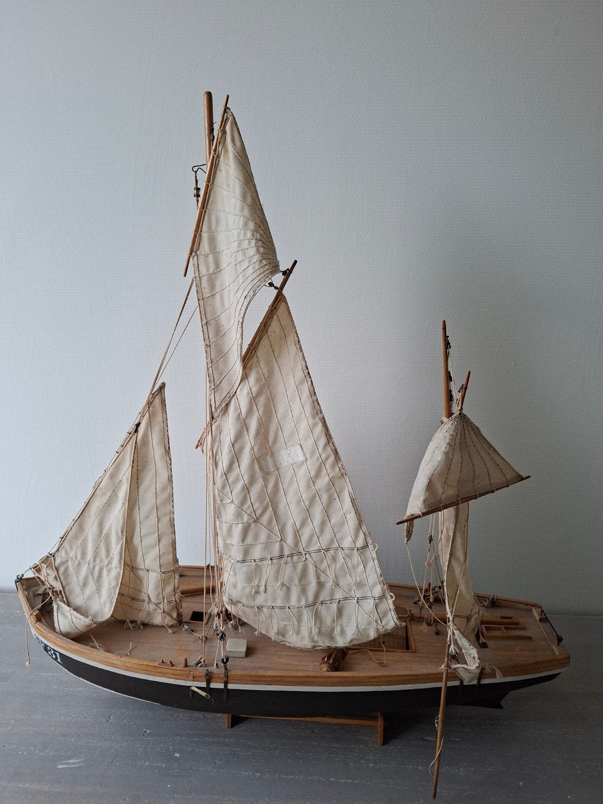 Houten scheepsmodel HF31 - Opknapper voor de liefhebber, Ophalen, Gebruikt