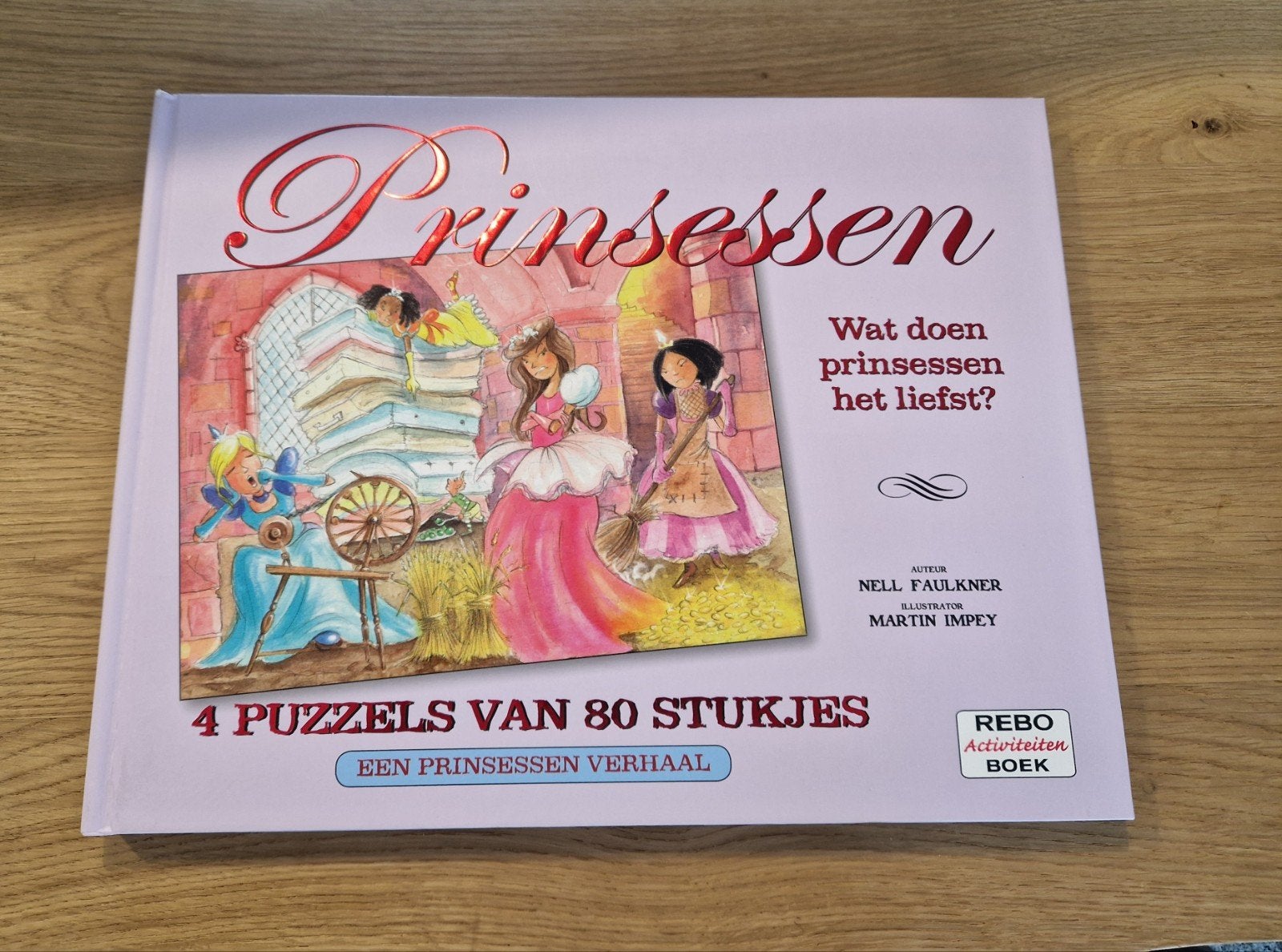 Prinsessenboek met verhaal en 4 puzzels - Zo goed als nieuw, Ophalen of Verzenden, Zo goed als nieuw