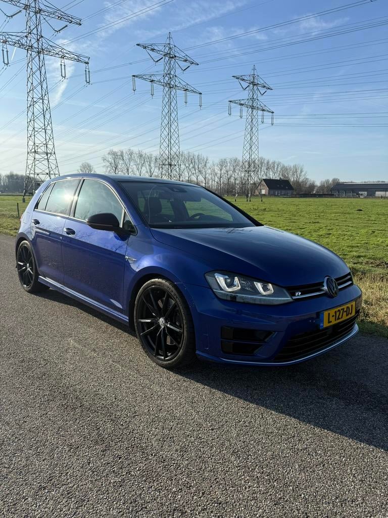 Volkswagen Golf 2.0 TSI R 4MOTION DSG 2014 ACC/DCC PANO DAB+, Auto's, Automaat, 4 cilinders, 1984 cc, Blauw