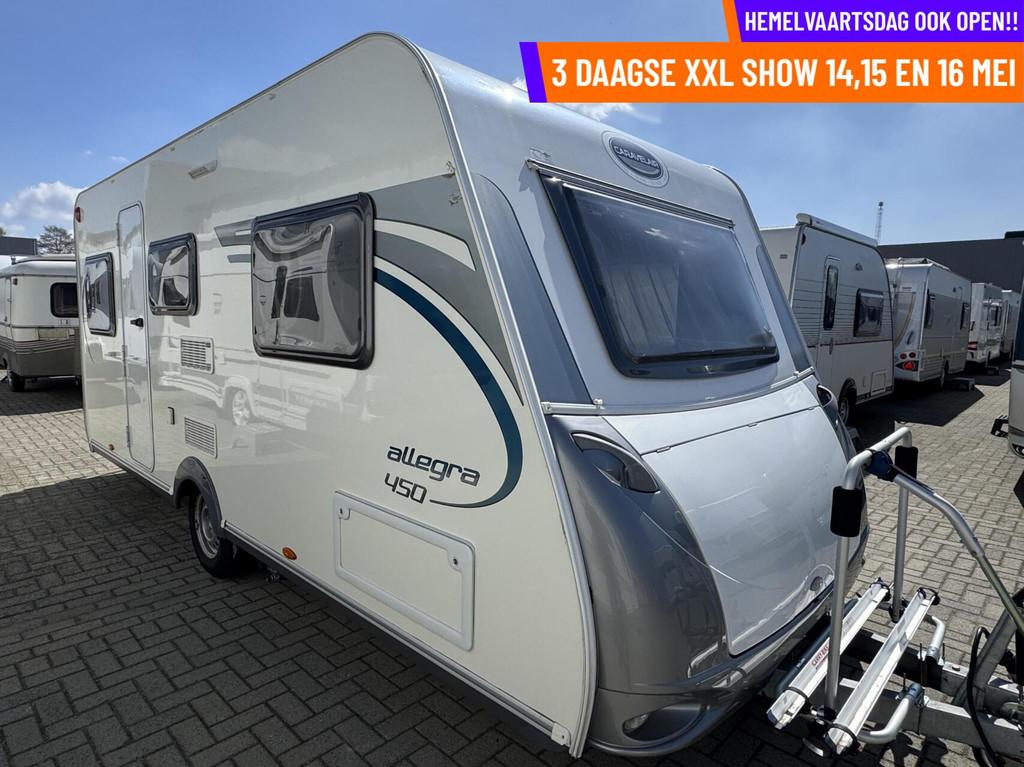 CARAVELAIR ALLEGRA 450  ENKELE BEDDEN,RONDZIT,VOORTENT,MOVE, Rondzit, Bedrijf, 6 tot 7 meter, Caravelair