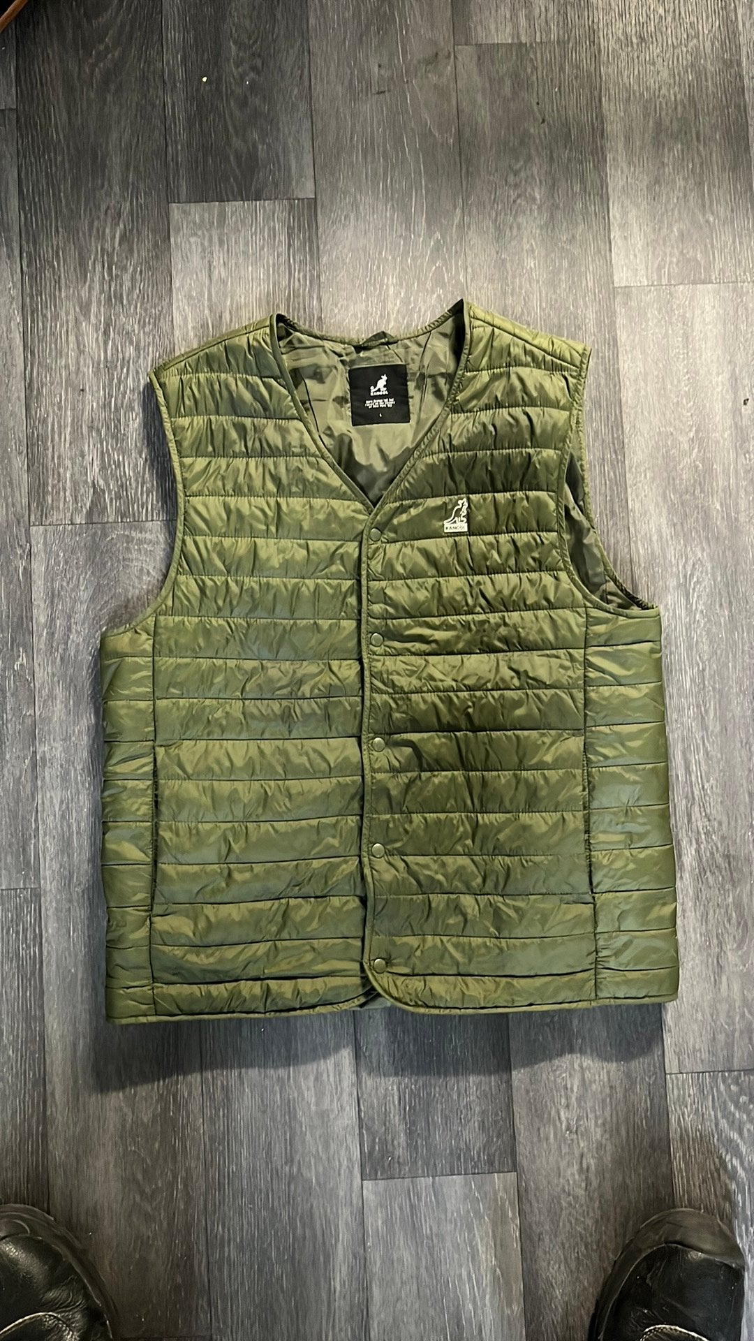 Kangol Groen Bodywarmer Large, Kleding | Heren, Bodywarmers, Ophalen, Gedragen, Maat 52/54 (L), Groen