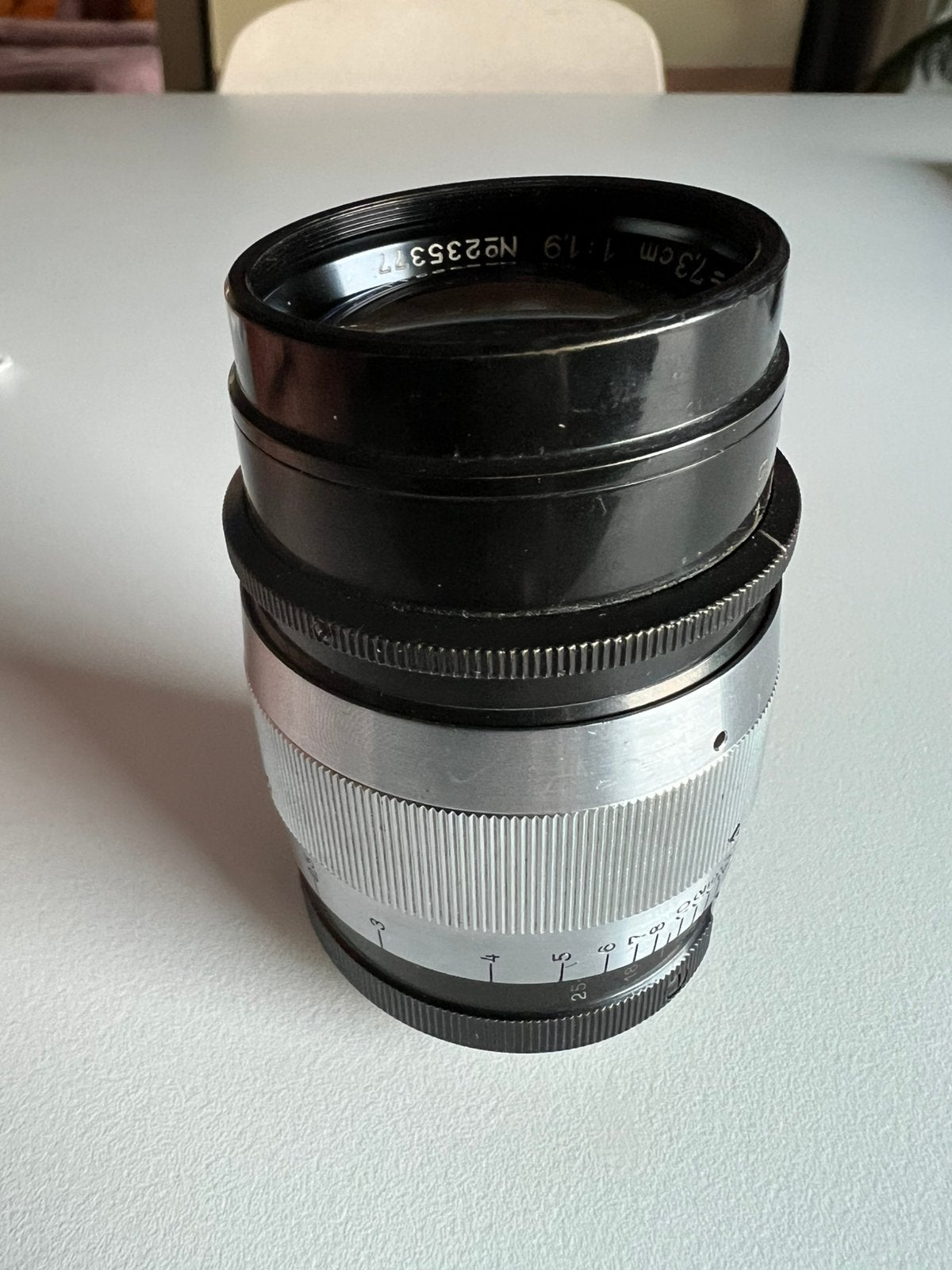 Leica Hektor 73mm 1.9 ltm, Gebruikt, Leica, Ophalen of Verzenden, Leica