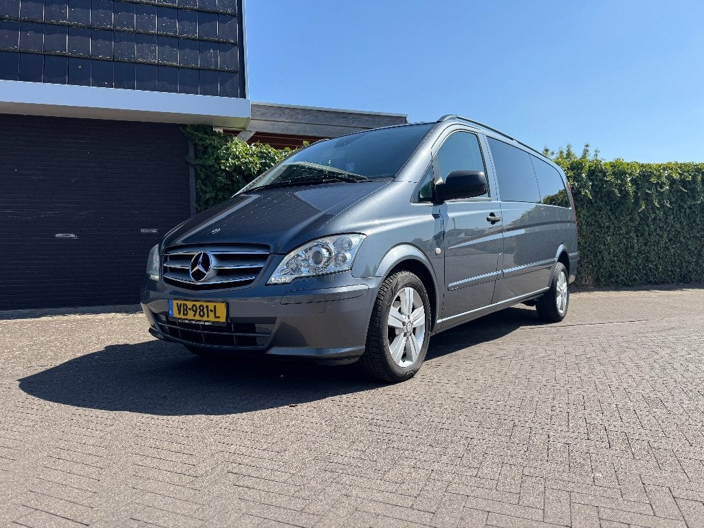 Mercedes Vito 122 CDI V6 343 XL | Gerev. motor | Marge, Auto's, Bestelauto's, Automaat, Euro 5, Zwart, Blauw