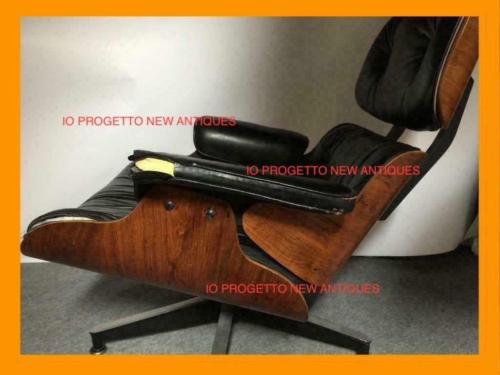 HERMAN MILLER - EAMES LOUNGE CHAIR  1971  Vintage, Ophalen, Gebruikt, 75 tot 100 cm, VINTAGE